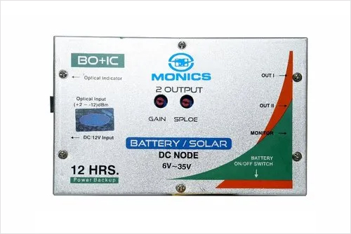 Monics 2 Out DC optical Node with battery