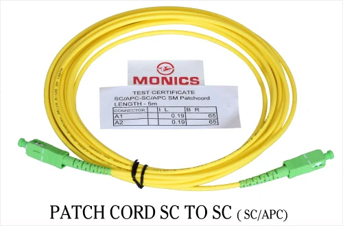Fiber Optic Patch Cord SCAPC/SCAPC